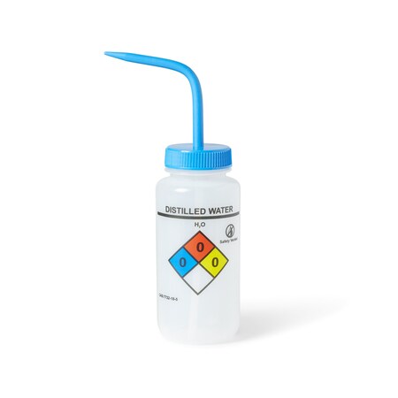 Wash Bottle, Plastic, Colorless, PK6 MPN:UN370054