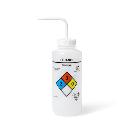 Wash Bottle, Plastic, Colorless, PK4 MPN:UN370072