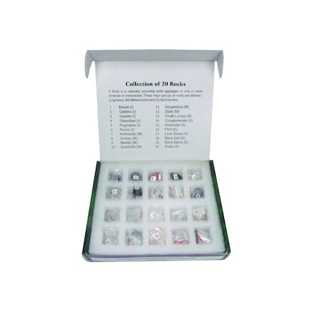 Rock Collection, 20 Specimens MPN:UNROCSET20