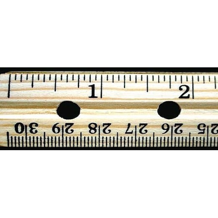 Wooden Ruler, 12 MPN:SCLW12