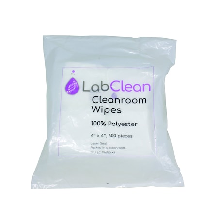 Cleanroom Wipes, 55 percent cell, PK10 MPN:PWIPE4X4