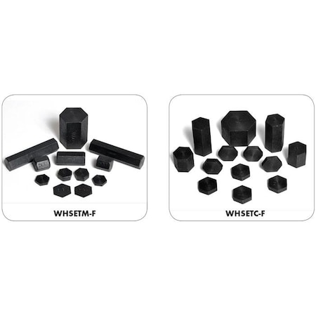 Hexagonal Weight Set, Metric MPN:WHSETM-F