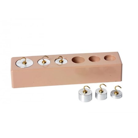 Hooked Weight Set Of 6, Aluminum MPN:WSAL06