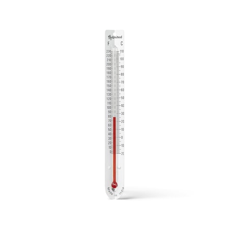 Metal Back Student Thermometer, V-Back, MPN:THVB02