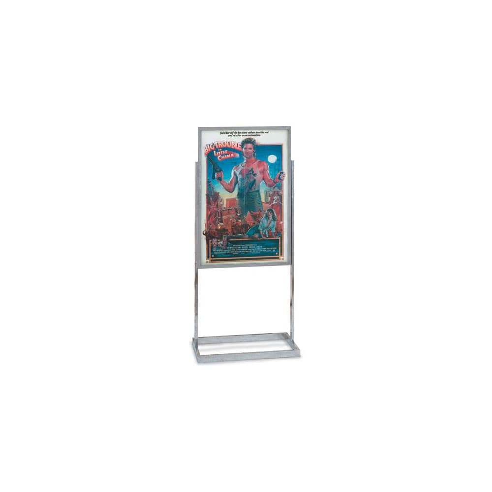 Sign Holders & Frames, Product Type: Sign Frame , Sign Holder Height: 53.5 , Sign Holder Width: 24 , Signs Held: 1 , Indoor/Outdoor: Indoor  MPN:UVE52436-CHROME