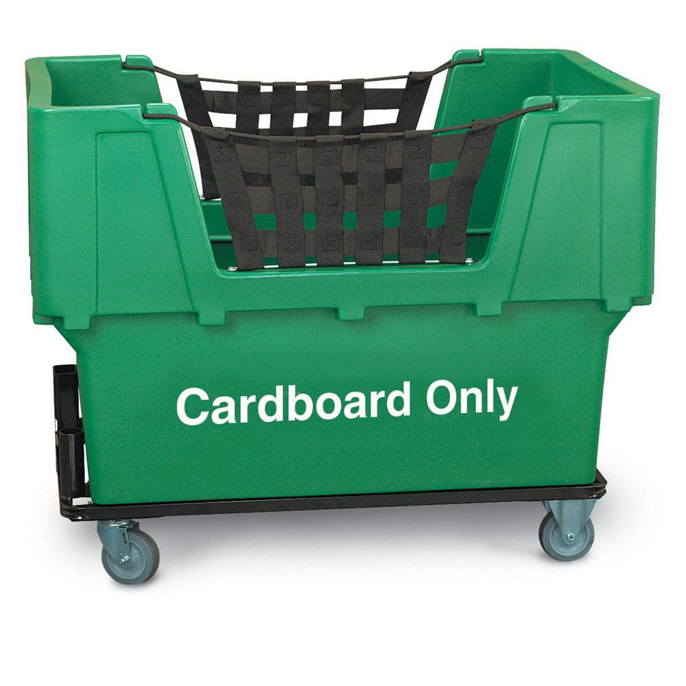 Polyethylene Basket Truck: 18 lb Capacity, 37
