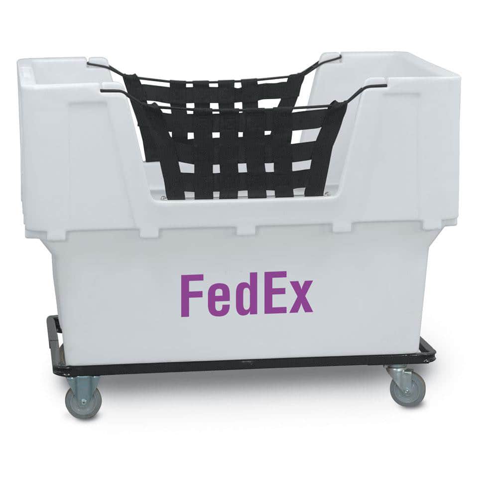 Polyethylene Basket Truck: 18 lb Capacity, 37