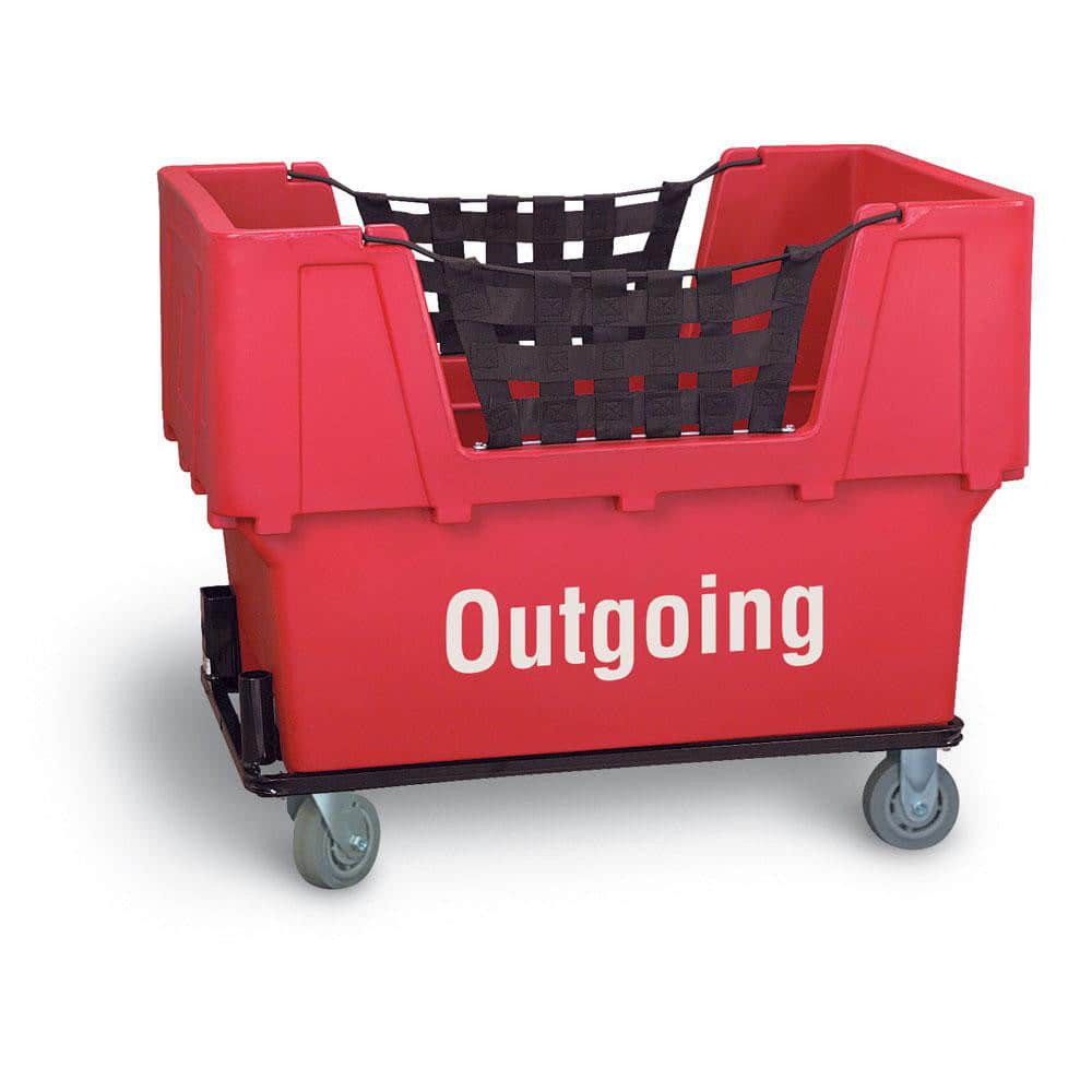 Polyethylene Basket Truck: 18 lb Capacity, 37