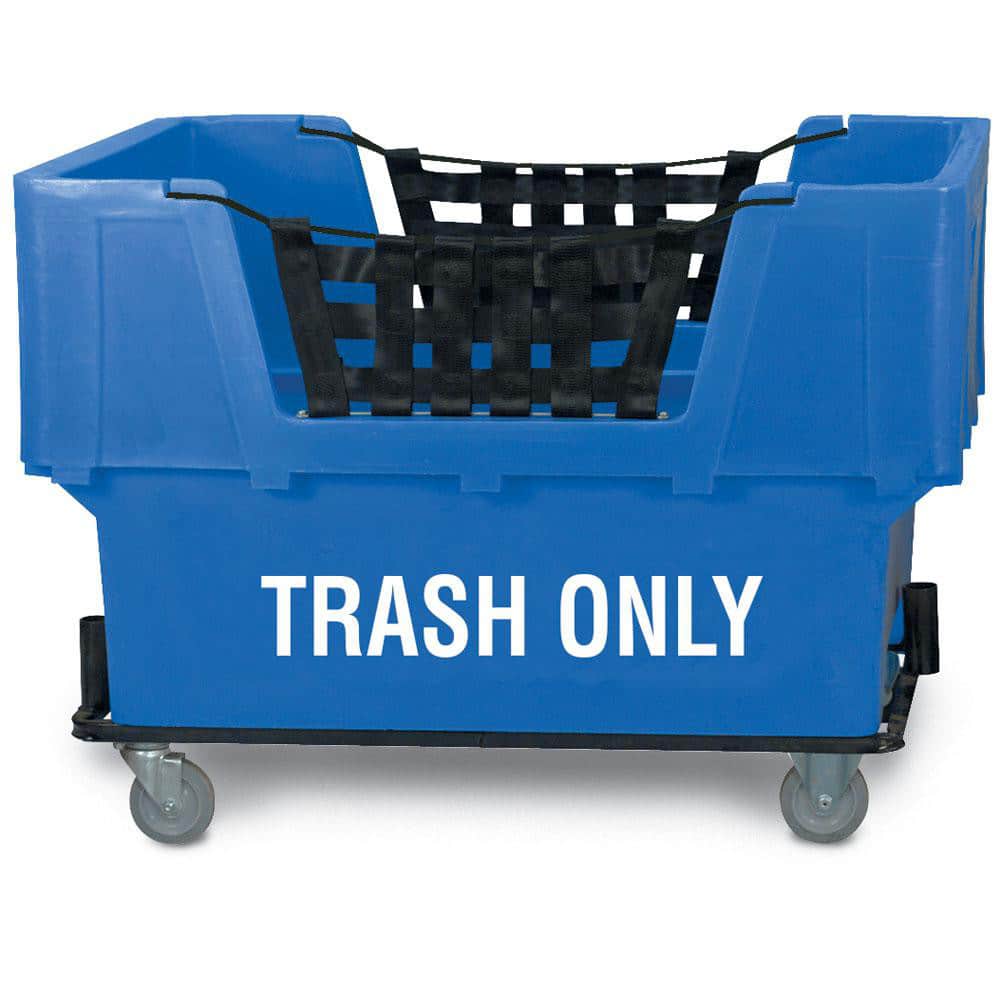 Polyethylene Basket Truck: 18 lb Capacity, 37
