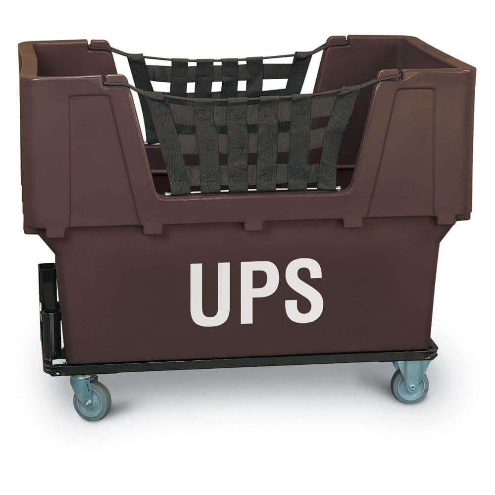 Polyethylene Basket Truck: 18 lb Capacity, 37