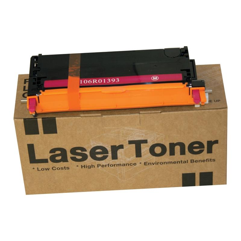 M&A Global Remanufactured Magenta High Yield Toner Cartridge Replacement For Xerox 106R01393 MPN:106R01393