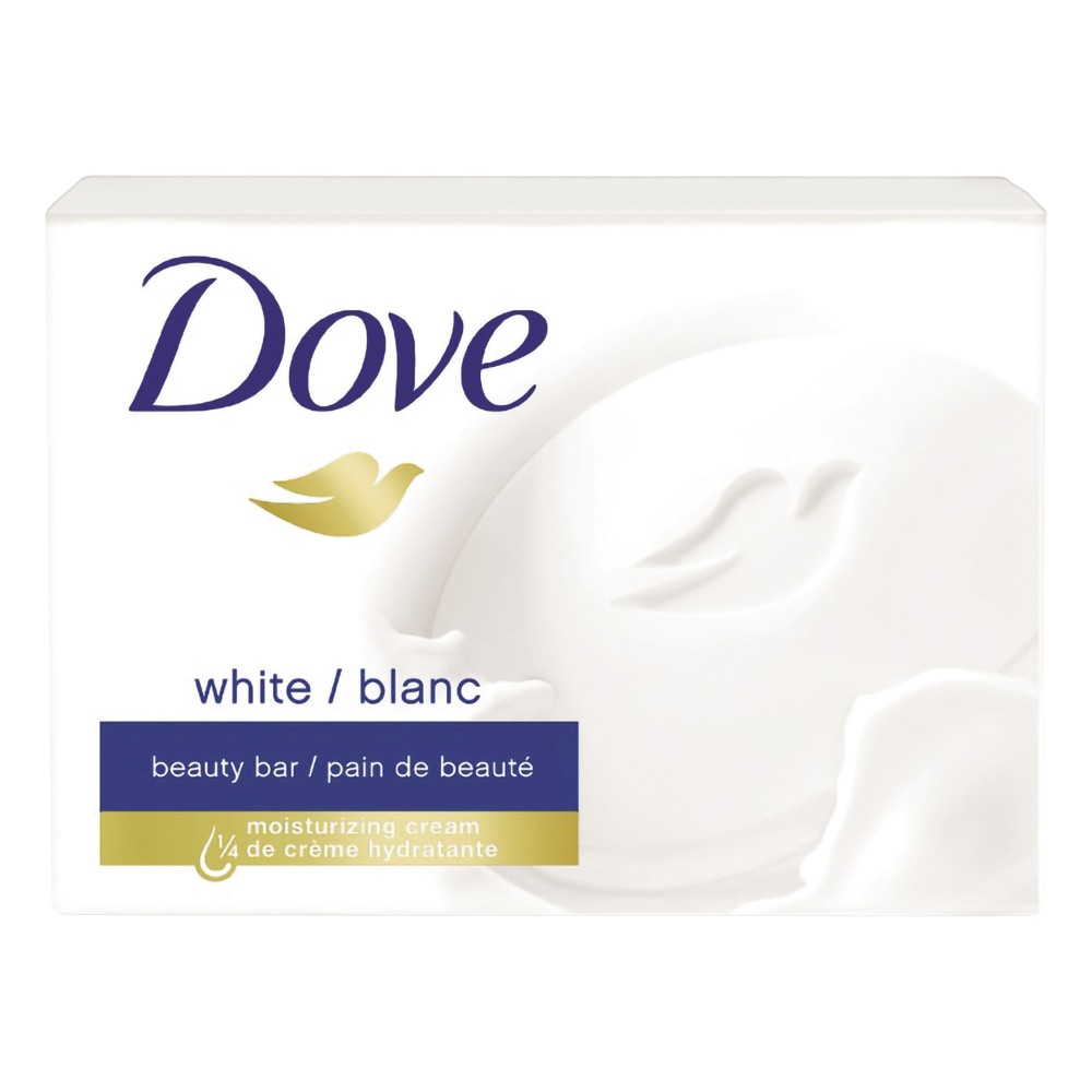 Dove White Beauty Bar, Light Scent, 2.6 oz, 36/Carton MPN:61073CT
