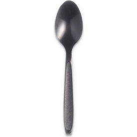 SOLO® Reliance Mediumweight Teaspoons Polystyrene Black 1000/Carton RSK3-0004