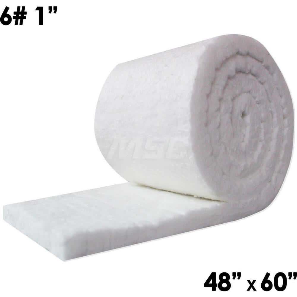 Blanket Insulation, Material: Ceramic, Fiber , Density (Lb./Cu. Ft.): 6 , Shape: Roll, Roll , Thickness: 1 (Inch), Length (Inch): 60  MPN:CF6-1-48X60
