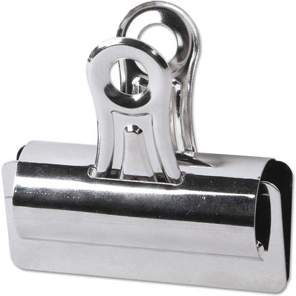 Binder Clips; Width (Inch): 3in ; Color: Silver ; Capacity (Inch): 1 ; UNSPSC Code: 44122105 MPN:UNV31266 - Pkg Qty 12