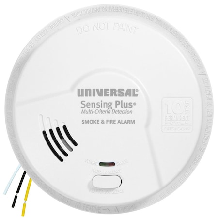 Smoke and Fire Alarm, Hardwired, LED, 85 dB MPN:AMI1061SB