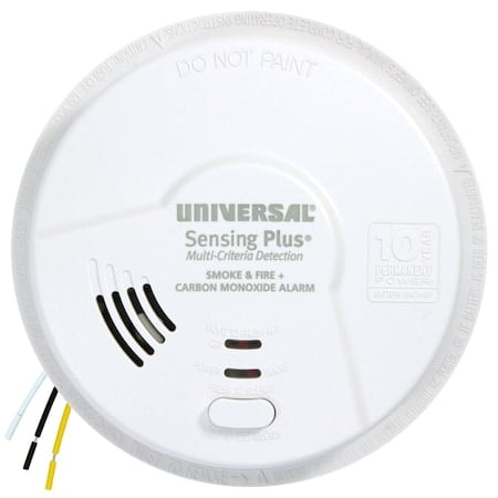 Smoke/CO Alarm, Hardwired, LED, 85 dB MPN:AMIC1510SB