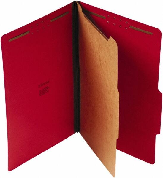 Classification Folder: Legal, Ruby Red, 10/Pack MPN:UNV10213 - Pkg Qty 10