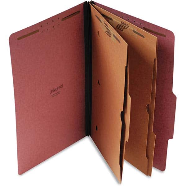 Classification Folder: Legal, Red, 10/Pack MPN:UNV10326