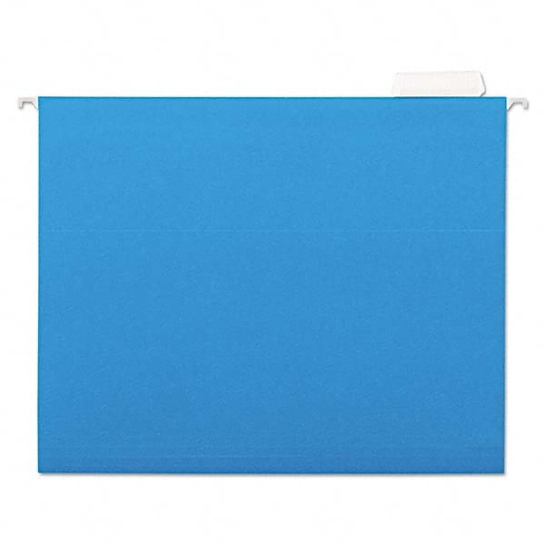 Hanging File Folder: Letter, Blue, 25/Pack MPN:UNV14116 - Pkg Qty 25