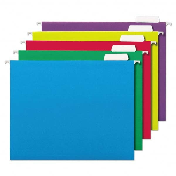 Hanging File Folder: Letter, Multi-Color, 25/Pack MPN:UNV14121 - Pkg Qty 25