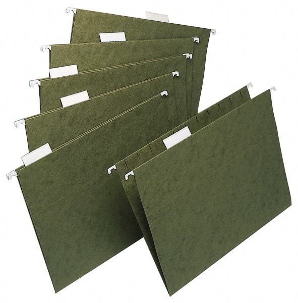 Hanging File Folder: Legal, Green, 25/Pack MPN:UNV14213