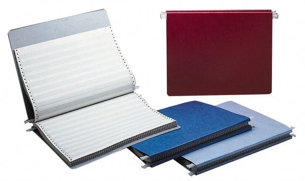 Hanging Data Binder: Holds Up to 6 in of Unburst Sheets, Blue, 1/Pack MPN:UNV15432