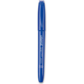 Universal™ Pen-Style Permanent Marker Fine Bullet Tip Blue Dozen UNV07073
