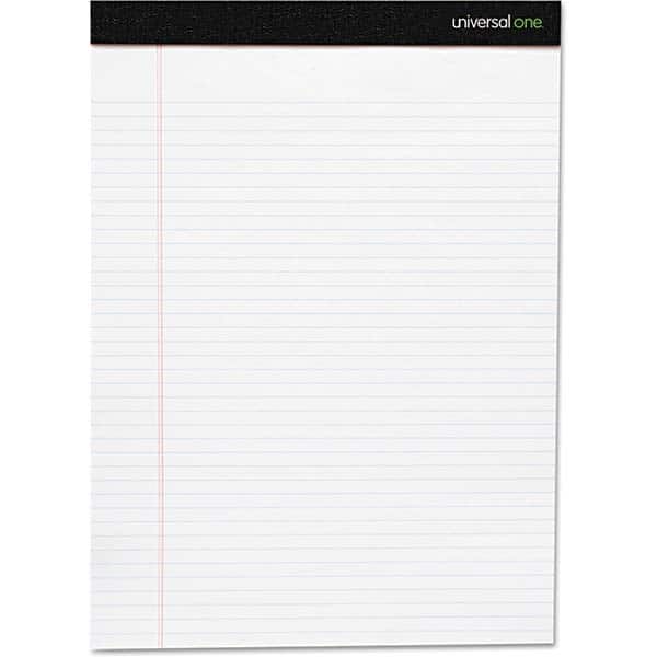 Writing Pad: 50 Sheets, Narrow Ruled MPN:UNV56300 - Pkg Qty 6