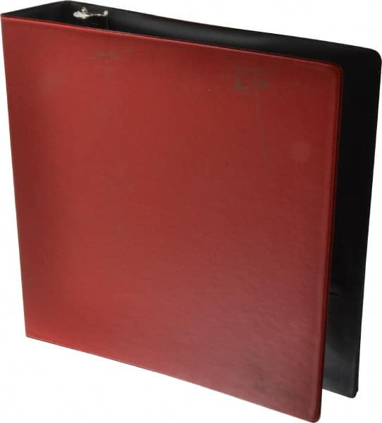 3 Ring Binder without Label Holder: Red MPN:UNV34403
