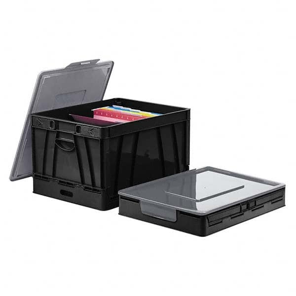Compartment Storage Boxes & Bins; Storage Box Type: File Boxes-Storage ; Color: Black; Gray ; Compartment Adjustability: Fixed ; Material: Plastic ; Number Of Compartments: 1 ; UNSPSC Code: 0044111515 MPN:UNV40010 - Pkg Qty 2