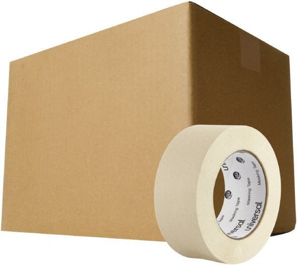 Masking Tape: 48 mm Wide, 54.8 m Long, 5 mil Thick, Beige MPN:UNV51302CT