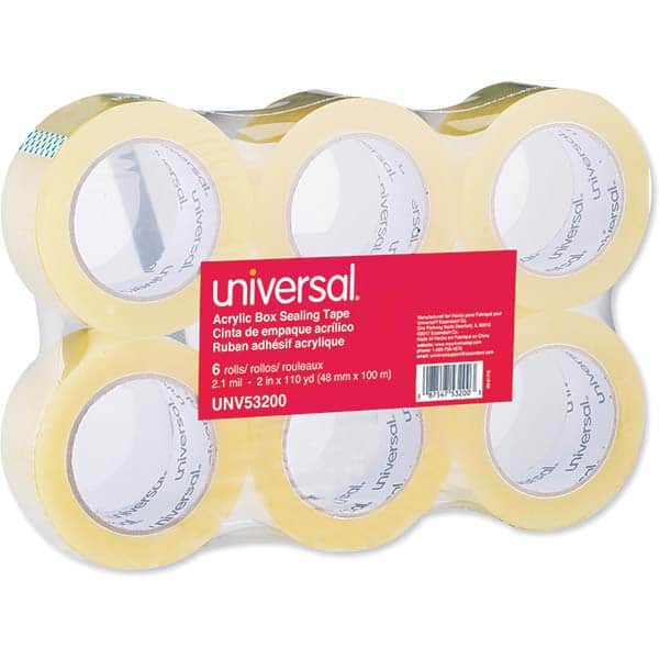 Packing Tape: Clear, Acrylic Adhesive MPN:UNV53200
