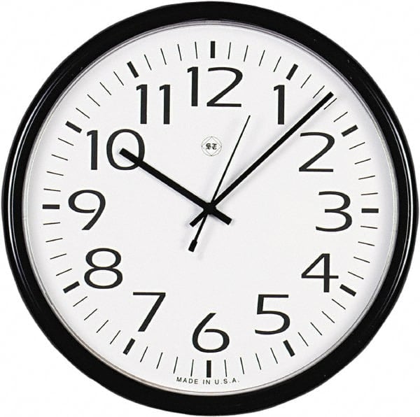 13.5 Inch Diameter, White Face, Dial Wall Clock MPN:UNV11641