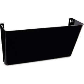 Universal Recycled Wall File Add-On Pocket Plastic Black UNV08122