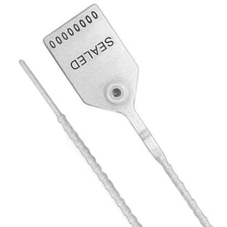 Pull-Tight Seals, White, Plastic, PK100 MPN:UPULL-HD 18 WHITE100