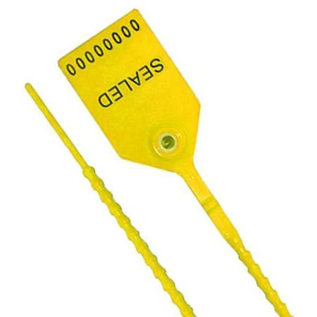 Pull-Tight Seals, Yellow, Plastic, PK100 MPN:UPULL-HD 18 YELLOW100