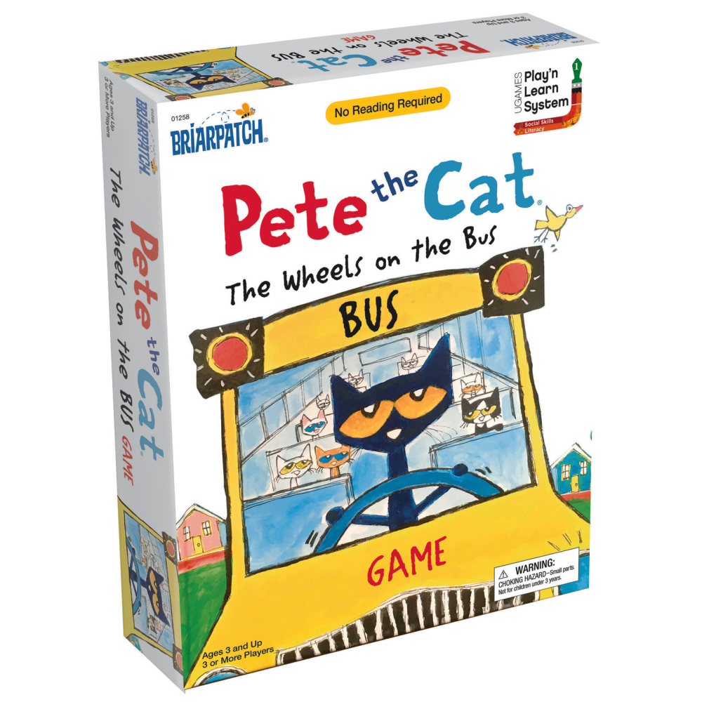 Briarpatch Pete The Cat Wheels On The Bus Game MPN:UG-01258
