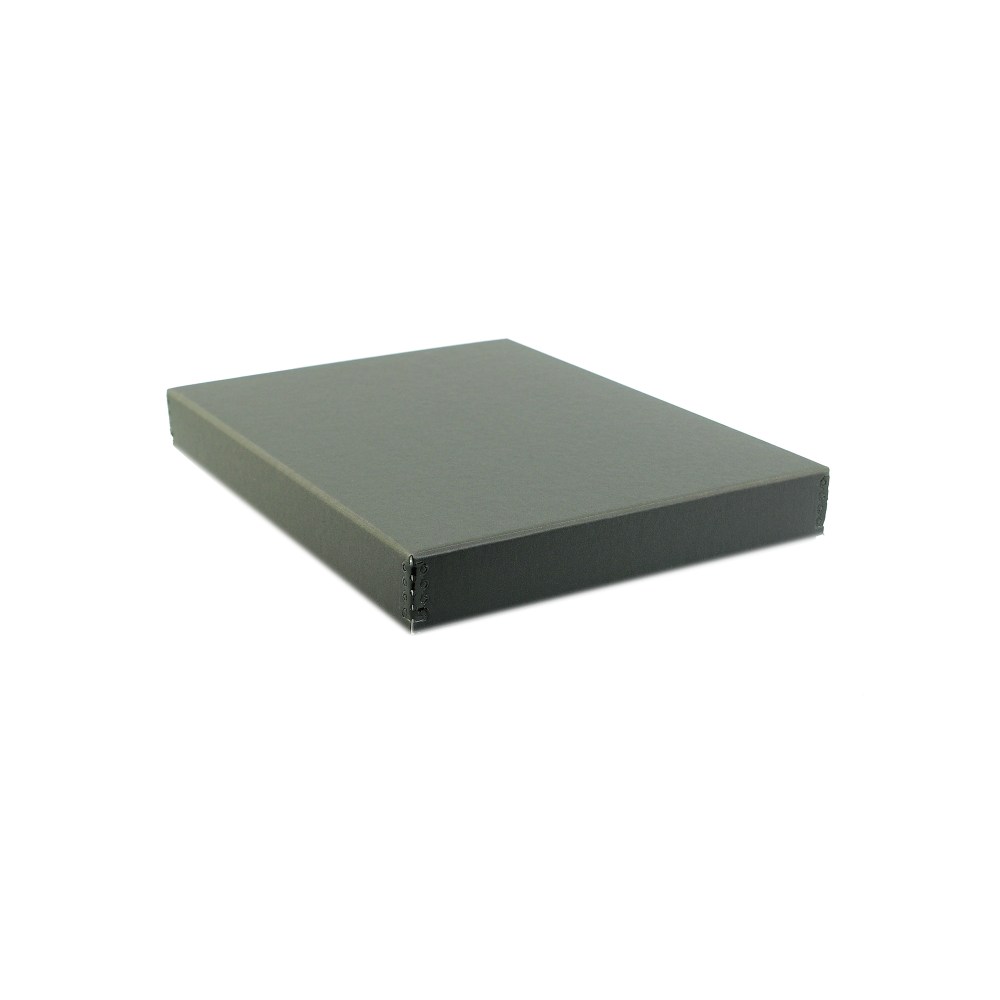 Lineco Drop-Front Storage Box, 9in x 12in x 1 1/2in, Black MPN:733-2109