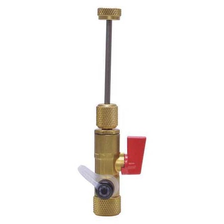 Valve Core Remover, 3 7/8 in L, Brass/SS MPN:MECT14