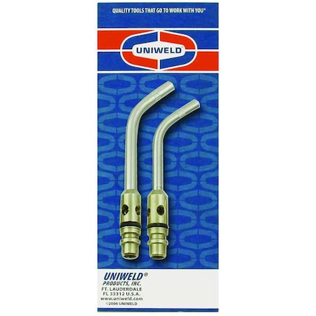 UNIWELD 2pc Quick Connect Torch Tip Set MPN:KA58