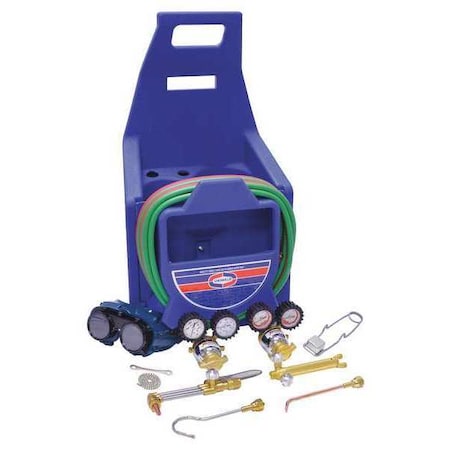 Welding And Cutting Kit, Cap'n Hook Series, Acetylene, 3/8 in -24, A, CA100, Type 17#2 MPN:KL22P