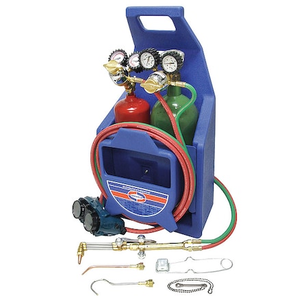 Welding And Cutting Kit, Cap'n Hook Series, Acetylene, 3/8 in -24, A, CA550, Type 17#2 MPN:KL22P-T
