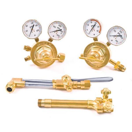 Gas Welding Outfit, Fabricator® Series, Acetylene, 9/16 in -18, B, 780A MPN:KV780A