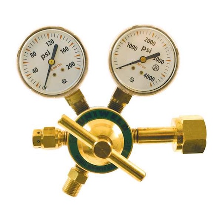 Regulator LD 1-Stage Oxy CGA540, Oxygen, Single Stage, 9/16