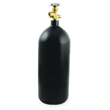 Empty Fuel Cylinder, Nitrogen, 40 cu ft, CGA 580, 22.5 in H MPN:N40