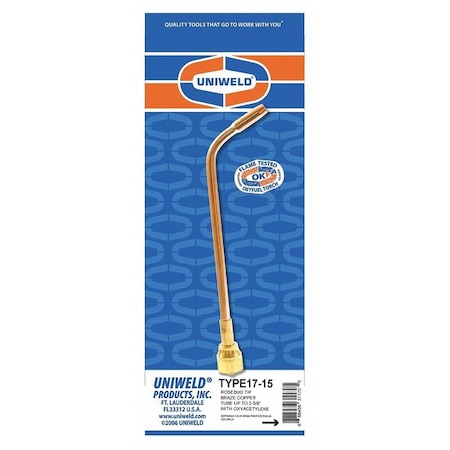 Rosebud Tip 1/2-6 Brazing Range MPN:TYPE 17-30
