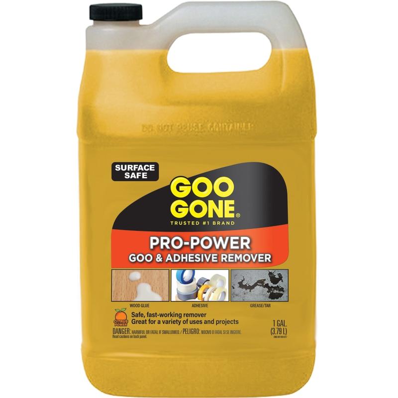 Goo Gone 1-Gallon Pro-Power Goo Remover - 128 fl oz (4 quart) - Citrus Scent - 4 / Carton - Orange MPN:2085CT