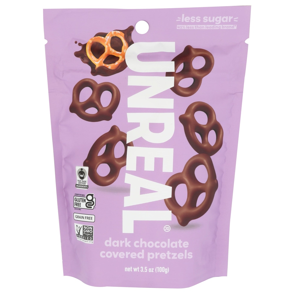 Unreal Dark Chocolate Pretzels, 3.5 Oz, Total Qty 6 MPN:2321