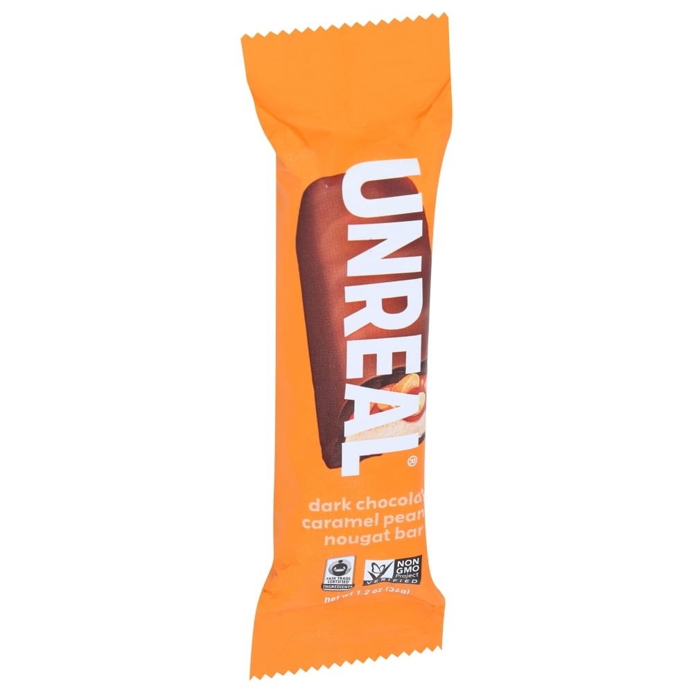 Unreal Dark Chocolate Caramel Peanut Nougat Bars, 1.2 Oz, Total Qty 12 MPN:4100